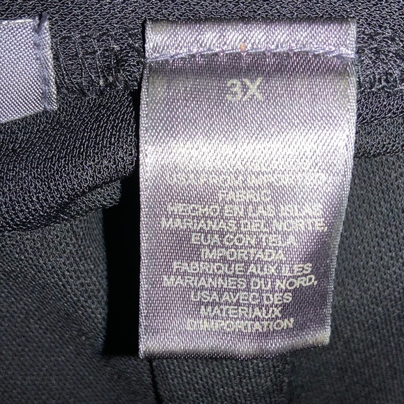 Liz Claiborne slinky knit waterfall front jacket Sz 3X - Picture 5 of 5